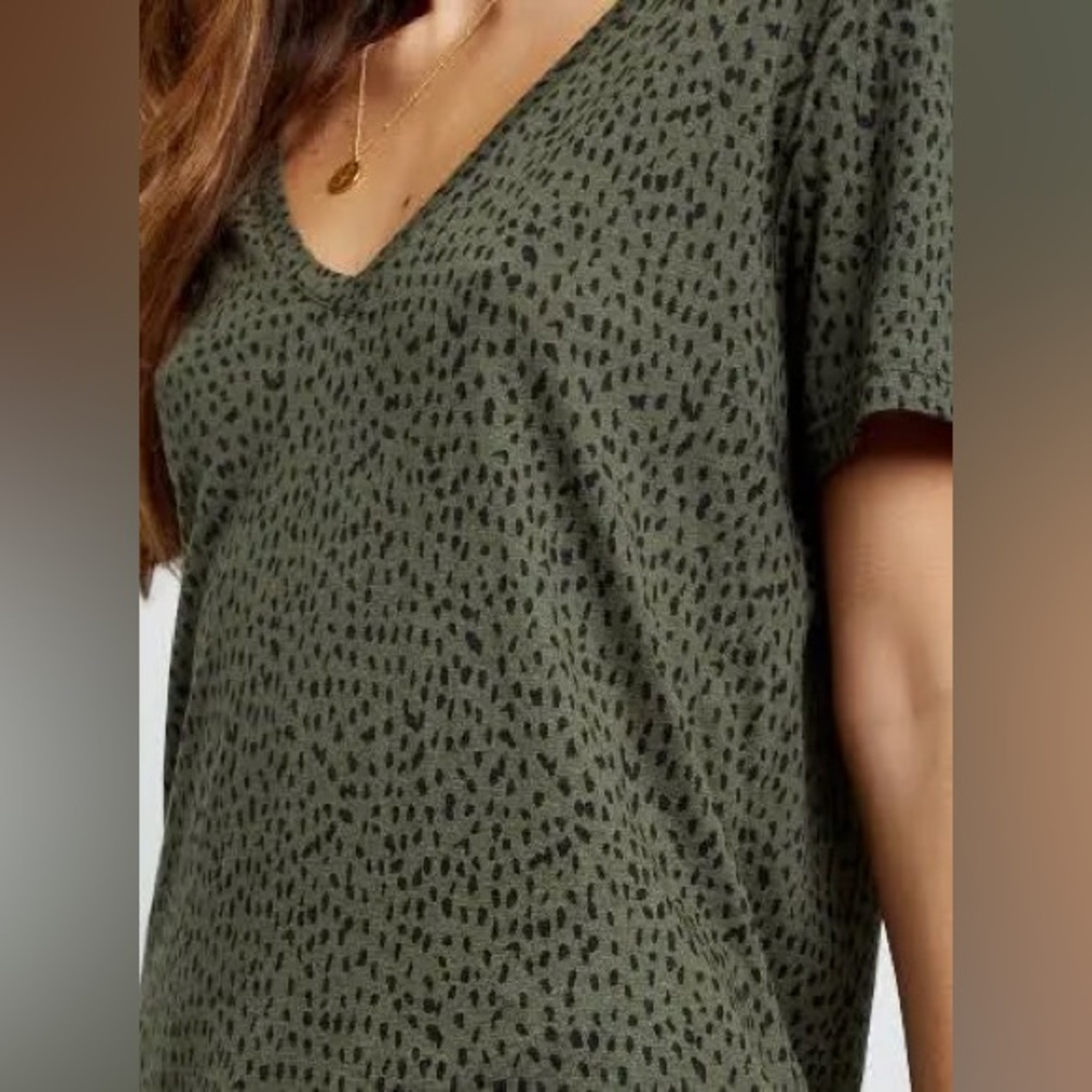 Rails Cheetah Print Cara Tshirt